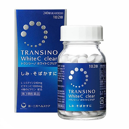 Transino White C Clear / វីតាមីនជួយជុសជុលកោសិកាចាស់ ប្រឆាំងភាពចាស់